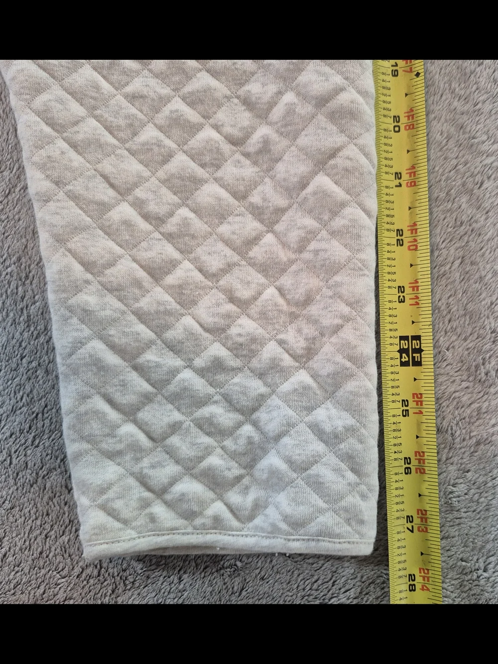 Banana Republic Quilted Half-Zip Waffle Pullover White Mens Sz XL